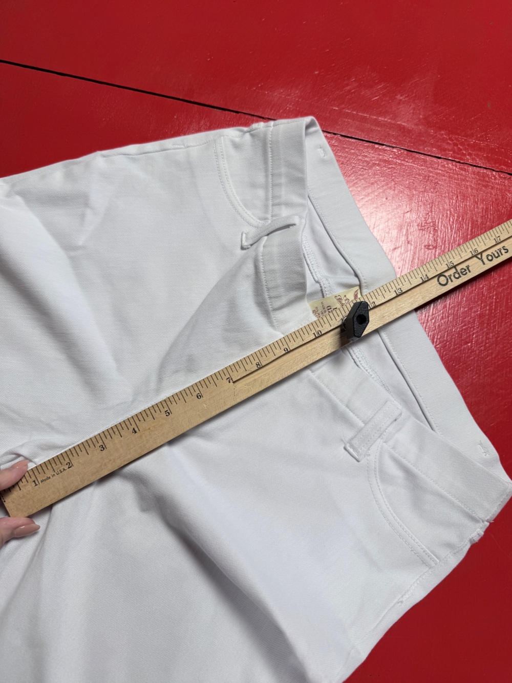 FADED GLORY WHITE PULL ON STRETCHY JEGGINGS - Picture 4 of 5